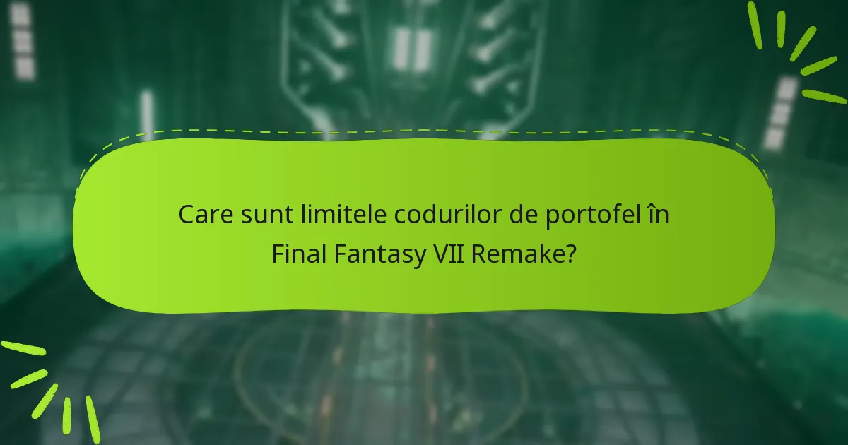 Cum pot răscumpăra codurile de portofel în Final Fantasy VII Remake?